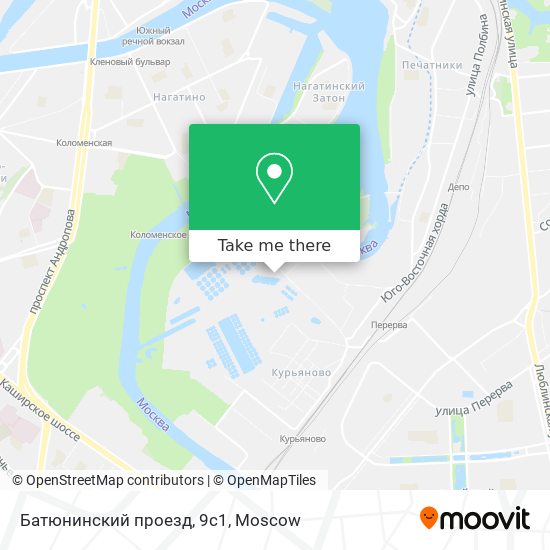 Батюнинский проезд, 9с1 map