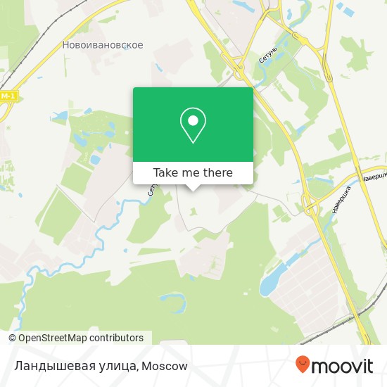 Ландышевая улица map