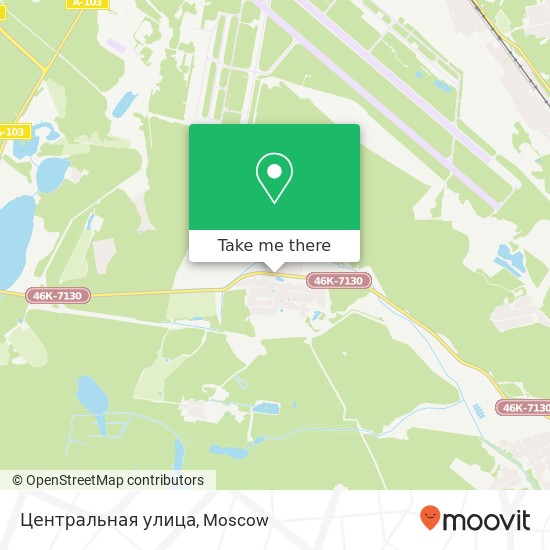 Центральная улица map