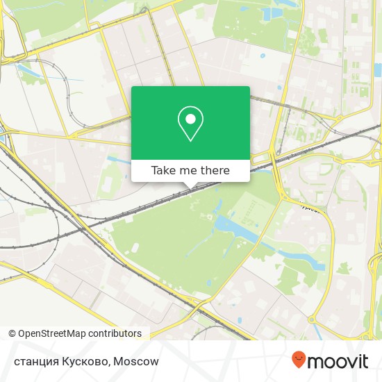 станция Кусково map