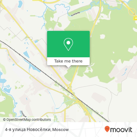 4-я улица Новосёлки map