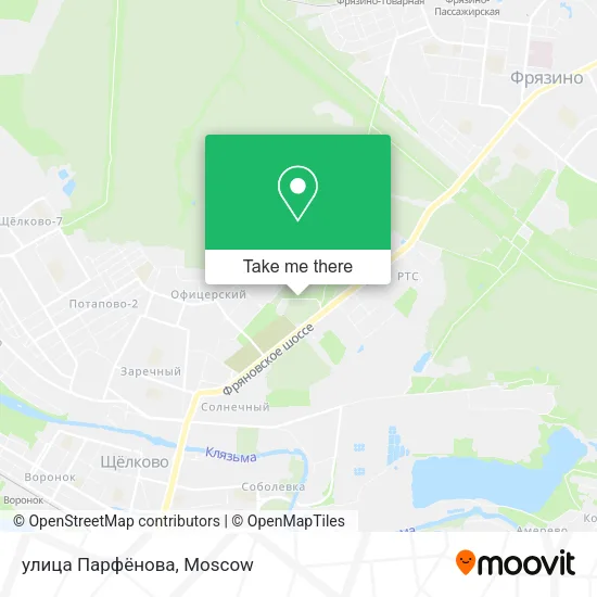 улица Парфёнова map