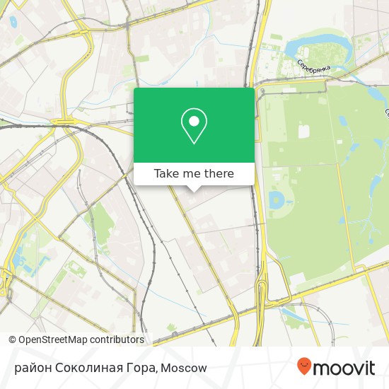 район Соколиная Гора map