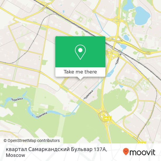 квартал Самаркандский Бульвар 137А map