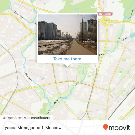 улица Молодцова 1 map