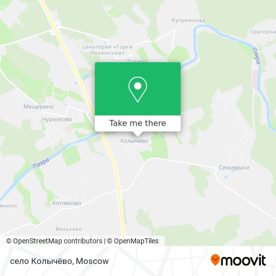 село Колычёво map