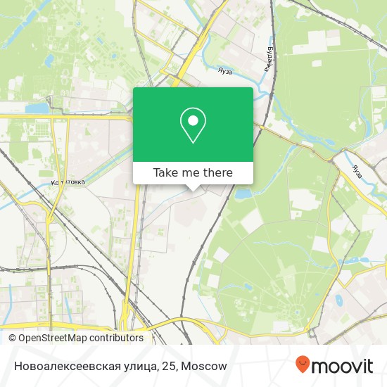 Новоалексеевская улица, 25 map