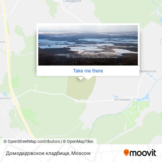 Домодедовское кладбище map