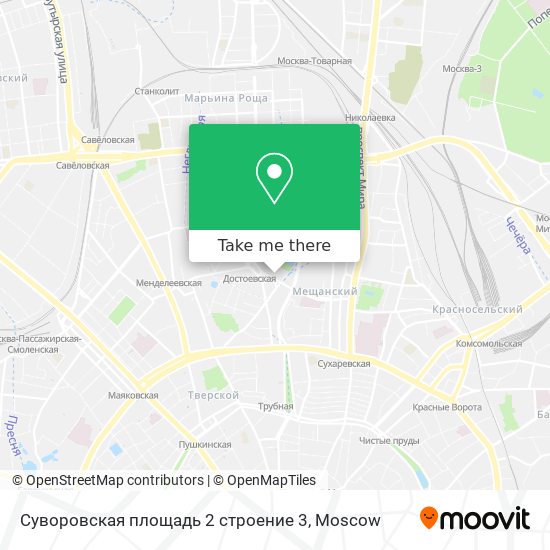 Суворовская площадь 2 строение 3 map