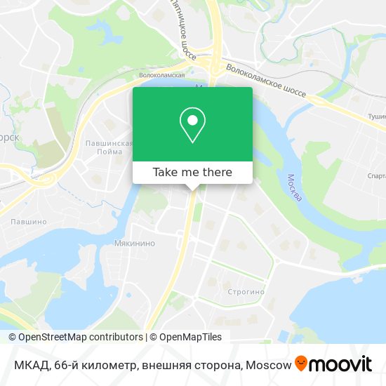 МКАД, 66-й километр, внешняя сторона map