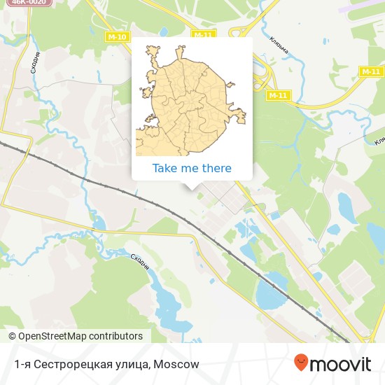 1-я Сестрорецкая улица map