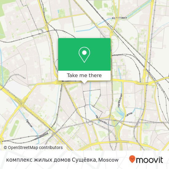 комплекс жилых домов Сущёвка map