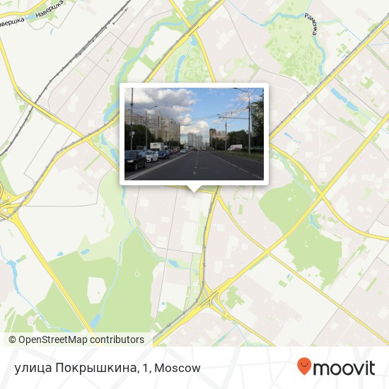 улица Покрышкина, 1 map
