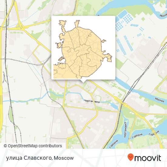 улица Славского map