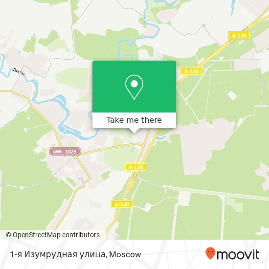 1-я Изумрудная улица map