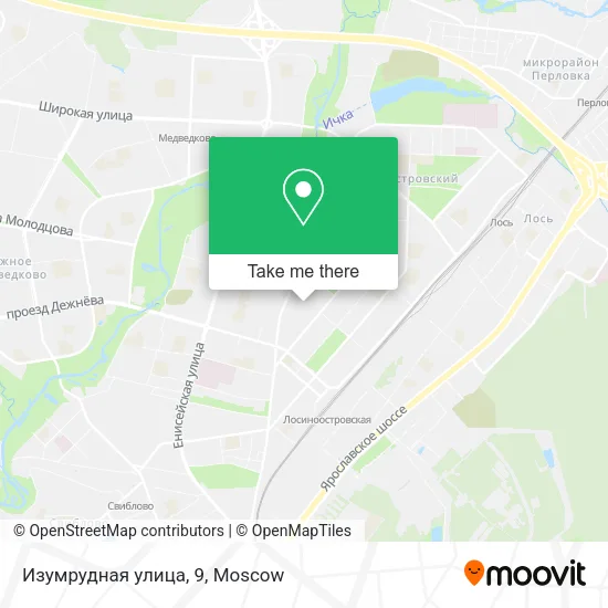 Изумрудная улица, 9 map