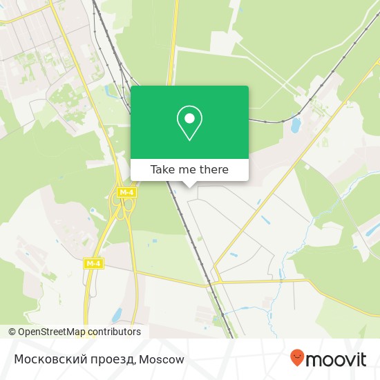 Московский проезд map