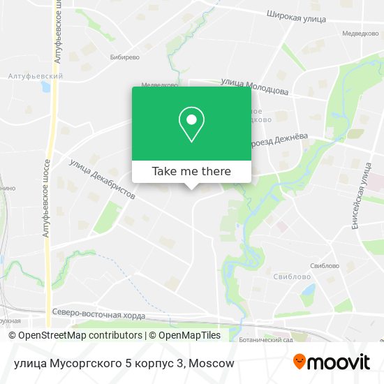 улица Мусоргского 5 корпус 3 map