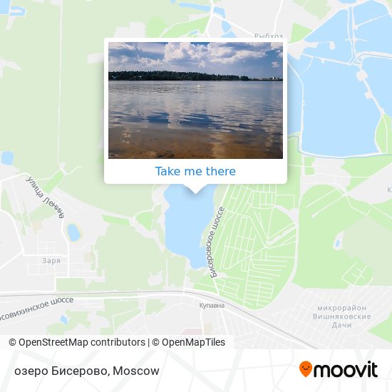 озеро Бисерово map