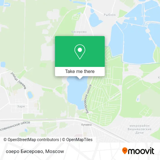 озеро Бисерово map