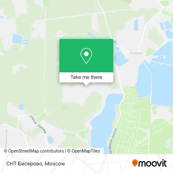 СНТ Бисерово map