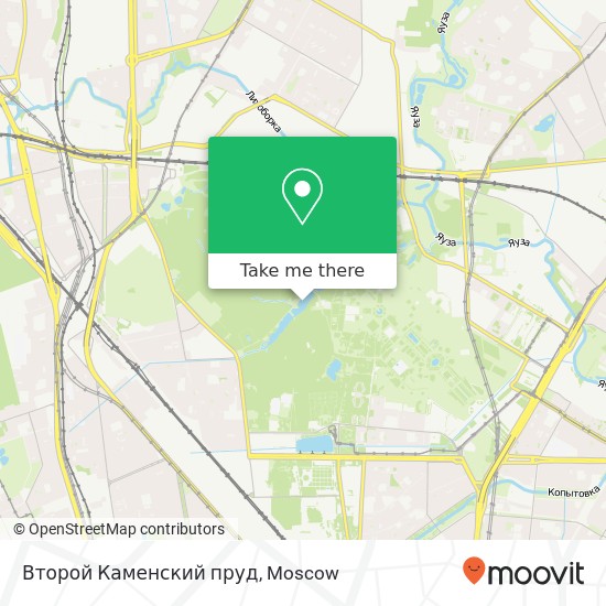 Второй Каменский пруд map