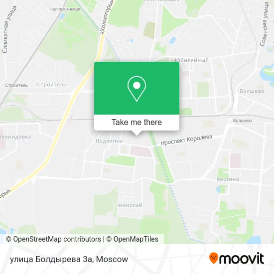 улица Болдырева 3а map