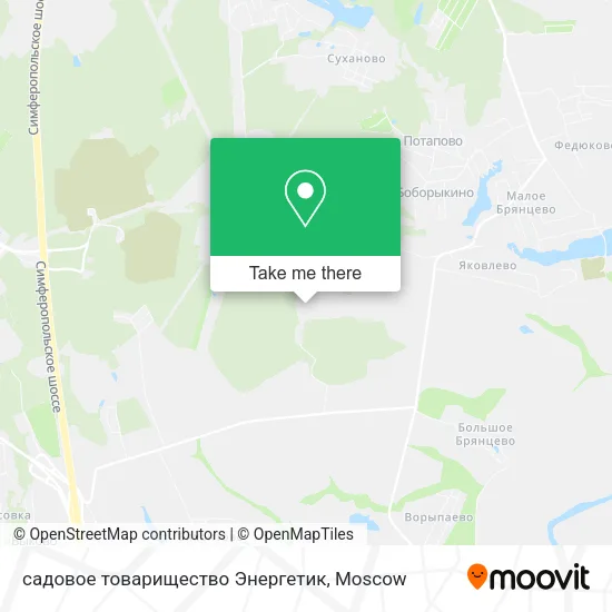 садовое товарищество Энергетик map