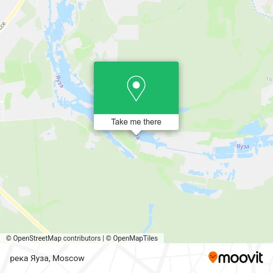 река Яуза map