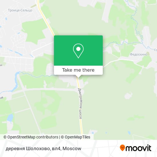 деревня Шолохово, вл4 map