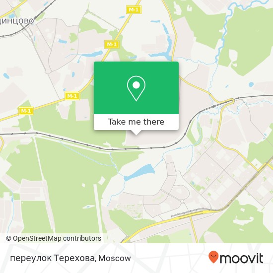 переулок Терехова map