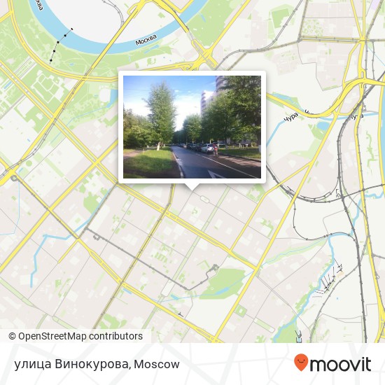 улица Винокурова map