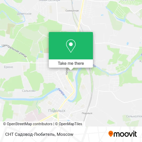 СНТ Садовод-Любитель map