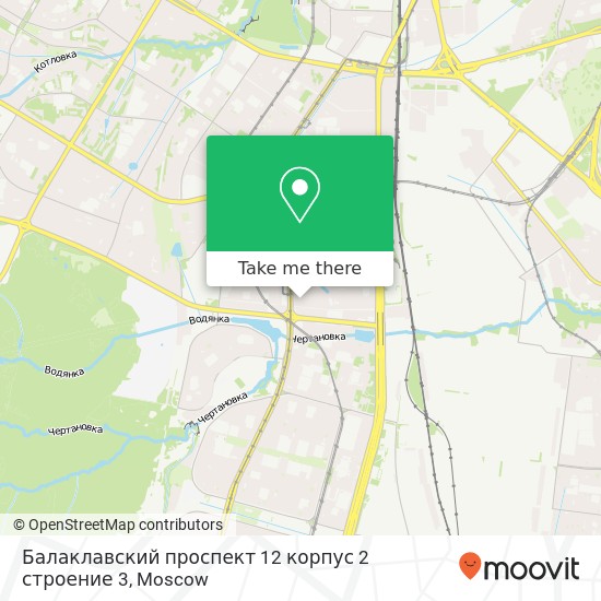 Балаклавский проспект 12 корпус 2 строение 3 map