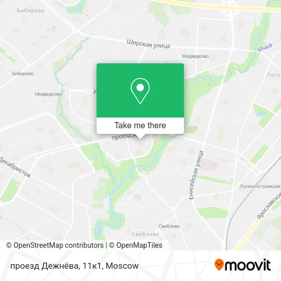 проезд Дежнёва, 11к1 map