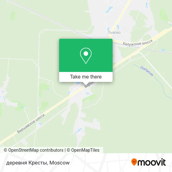 деревня Кресты map