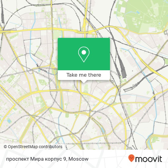 проспект Мира корпус 9 map