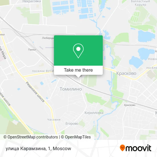 улица Карамзина, 1 map