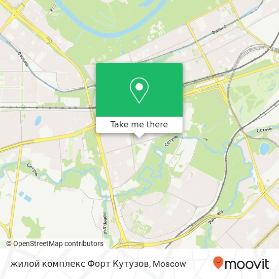 жилой комплекс Форт Кутузов map