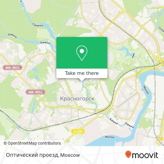 Оптический проезд map