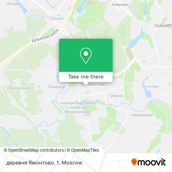 деревня Ямонтово, 1 map
