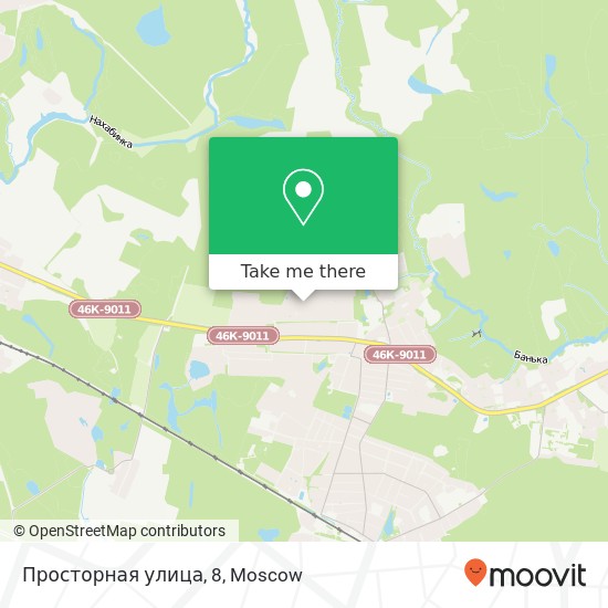 Просторная улица, 8 map