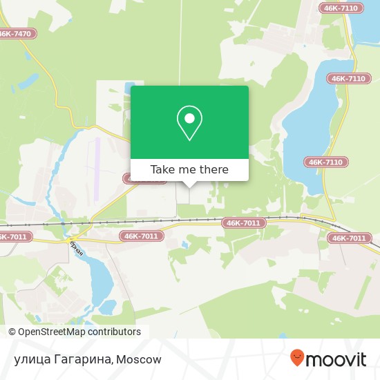 улица Гагарина map