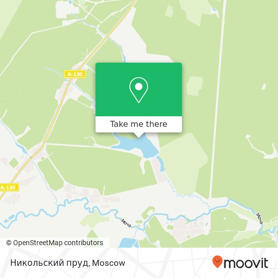 Никольский пруд map