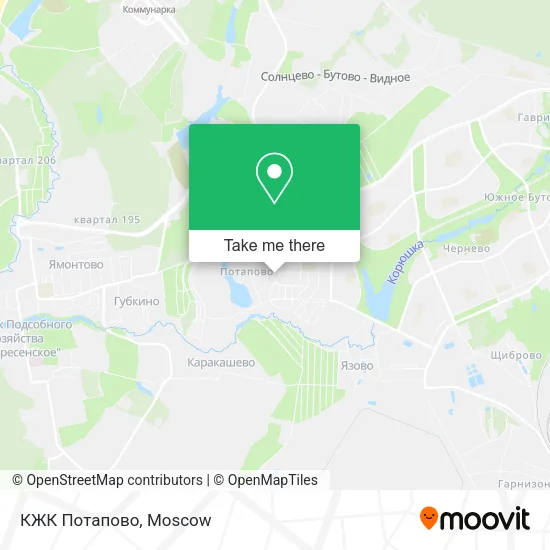 КЖК Потапово map