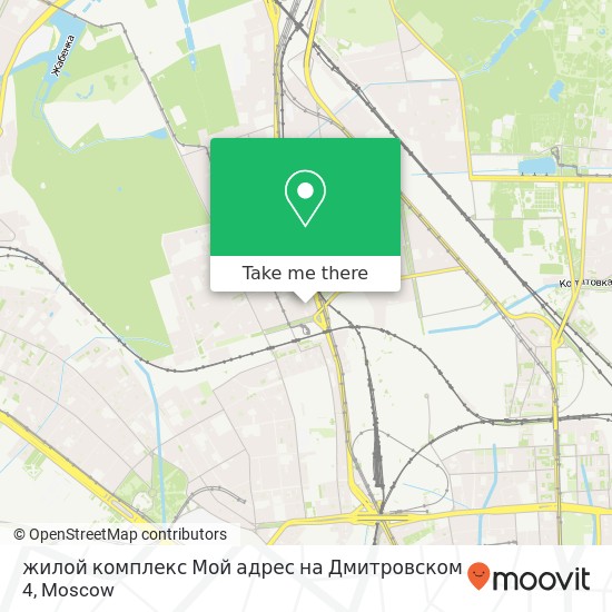 жилой комплекс Мой адрес на Дмитровском 4 map
