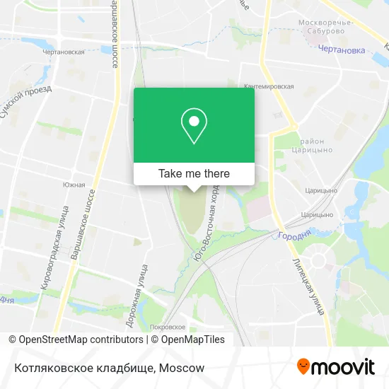 Котляковское кладбище map