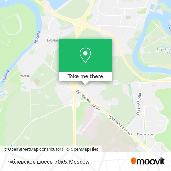 Рублёвское шоссе, 70к5 map