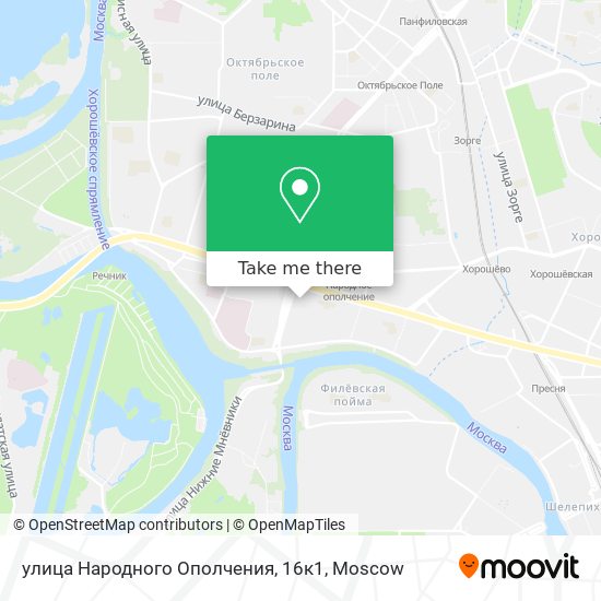 улица Народного Ополчения, 16к1 map
