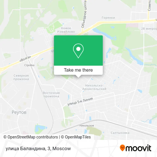 улица Баландина, 3 map